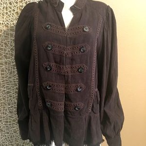 (Video) Free People Jacket with Embroidered Detail